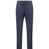 Men Ted Baker Formal Best Sellers | Slim-Fit Checked Wool Suit Trousers - Navy